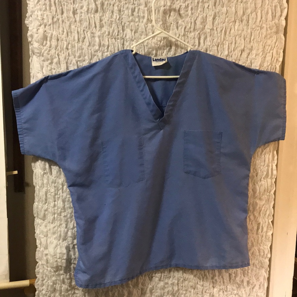 Landau Scrubs: Blue, Top Size: XL, Bottom Size: 1X